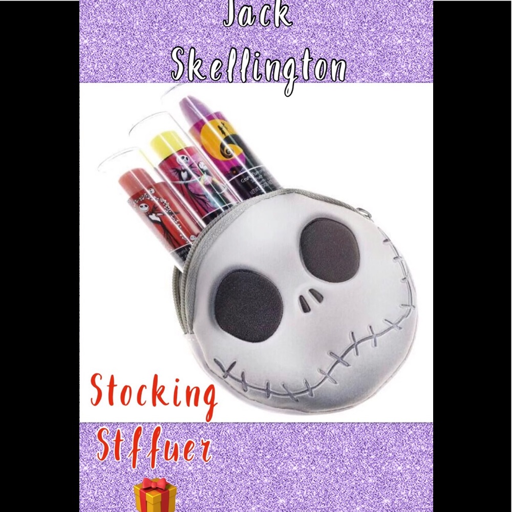 Nightmare Before Christmas Lip Balm & Makeup Bag🎁